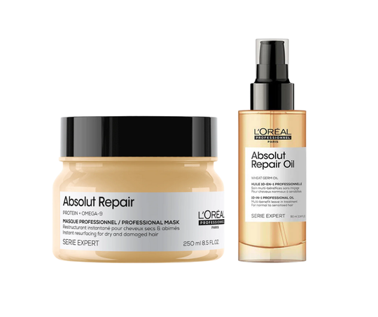 L'Oreal Professionnel Absolut Repair Mask 250g | Absolut Repair Serum 90ml Combo Buy at Indicrest