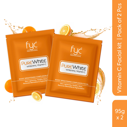 fyc-professional-pure-white-vitamin-c-facial-kit-pouch-combo-pack-of-2x95g - Buy from Indicrest