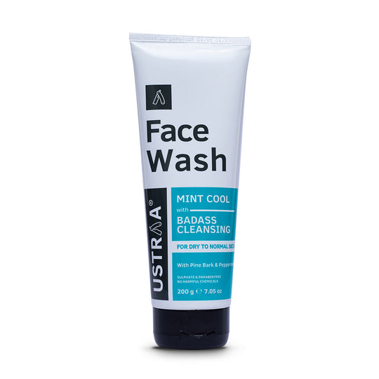 Ustraa Face Wash - Dry Skin (Mint Cool), 200g Buy at Indicrest