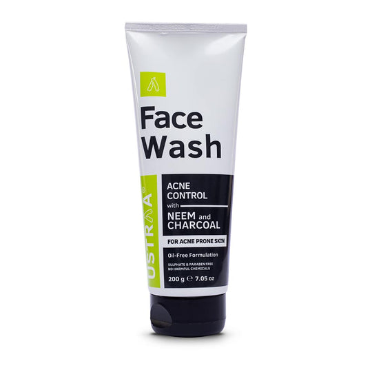 Ustraa Face Wash Acne Control - With Neem & Charcoal, 200g Buy at Indicrest