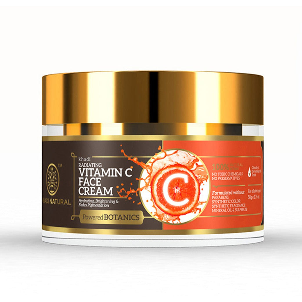 Khadi Natural Vitamin C Face Cream - 50gm - Buy from Indicrest