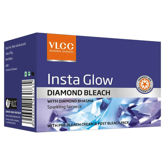 VLCC INSTA GLOW DIAMOND BLEACH 30GM - Indicrest Buy at Indicrest