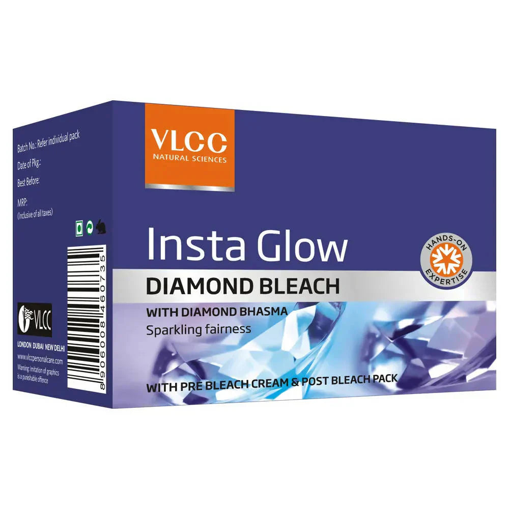 VLCC Insta Glow Diamond Bleach 220g - Indicrest