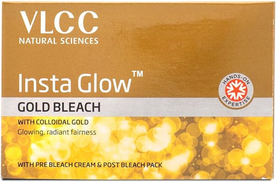 VLCC Insta Glow Gold Bleach 27g - Indicrest Buy at Indicrest