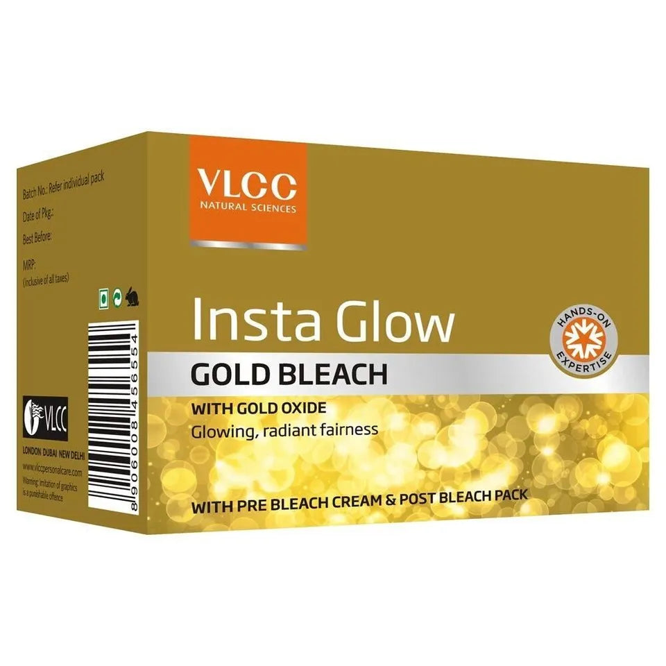 VLCC Insta Glow Gold Bleach, 402g - Indicrest