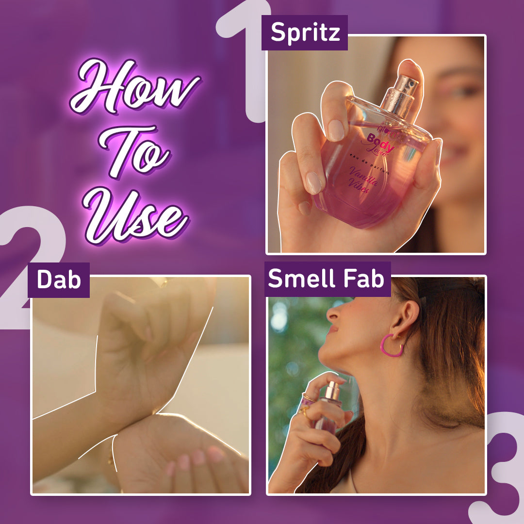 Plum Vanilla Vibes Eau De Parfum (Perfume) by Plum BodyLovin' | Long Lasting | Travel-Friendly | Warm Vanilla Fragrance | Luxury Perfume, 50ml