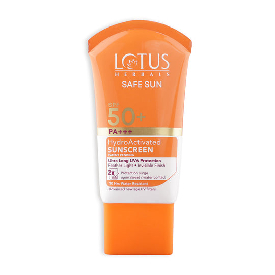 Lotus Herbals Herbals Safe Sun HydroActivated Sunscreen SPF 50+ PA+++, 50ml
