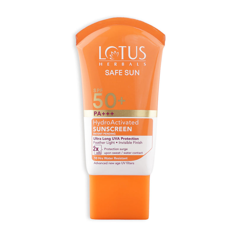 Lotus Herbals Herbals Safe Sun HydroActivated Sunscreen SPF 50+ PA+++, 50ml