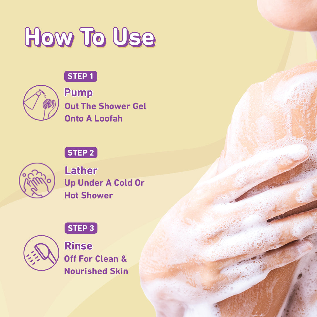 Plum Vanilla Vibes Body Wash by Plum BodyLovin' | SLS-Free | Hydrating Formula | Warm Vanilla Fragrance | Aloe-Infused Body Wash, 240ml