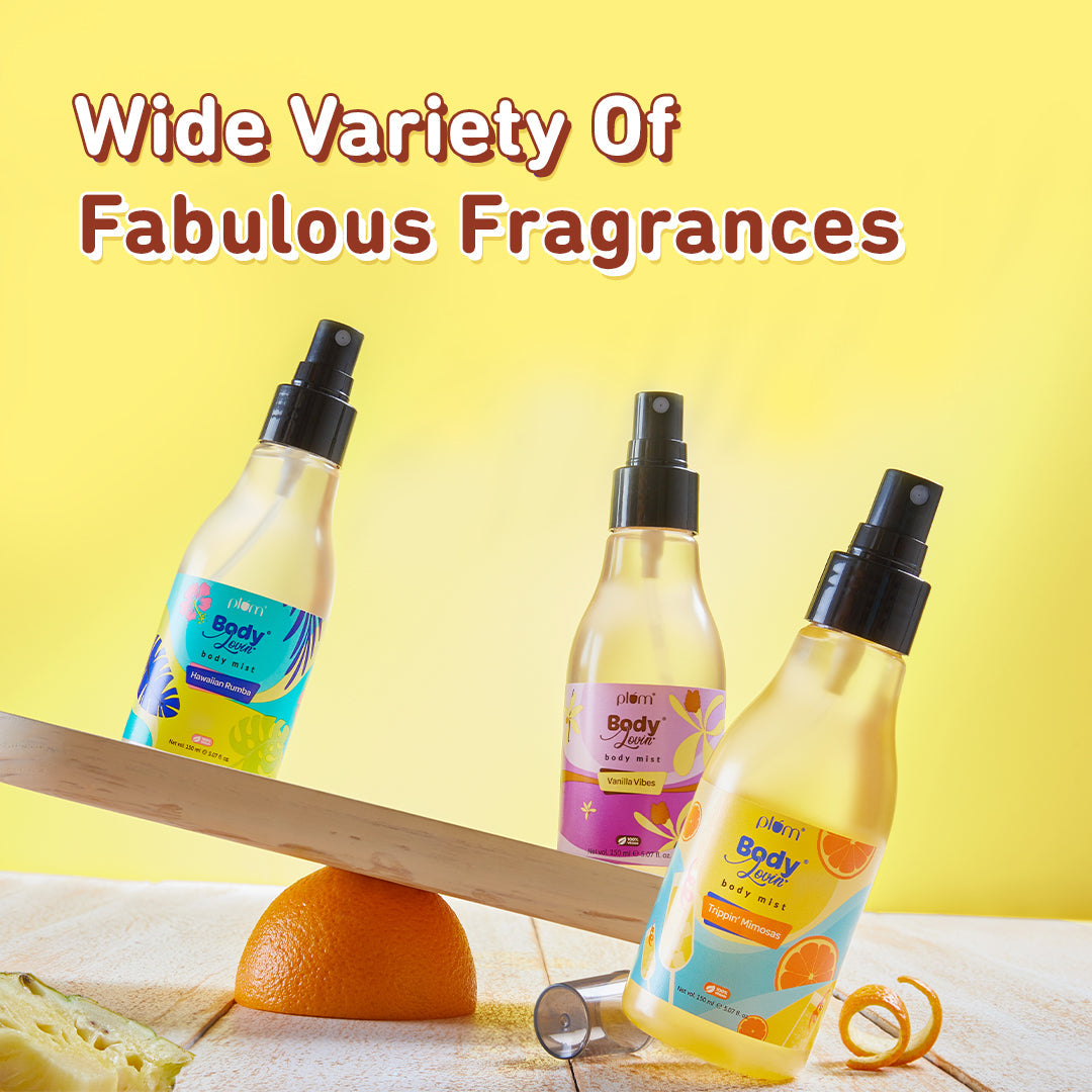 Plum Vanilla Caramello Body Mist by Plum BodyLovin' | Long Lasting |Travel-Friendly | Delicious Warm Vanilla & Caramel Fragrance | Perfume Body Spray, 150ml