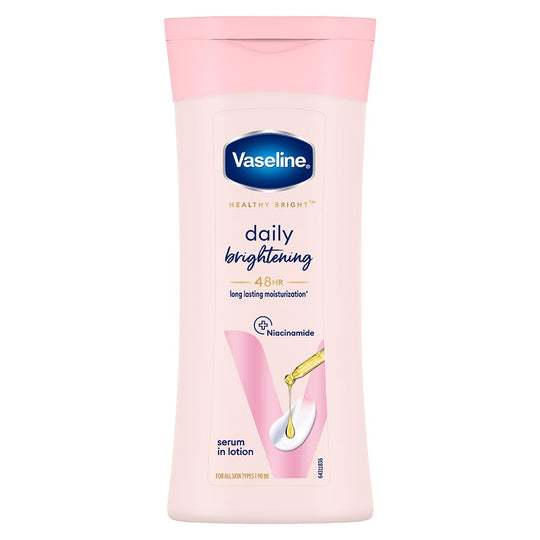 Vaseline Daily Brightening Body Lotion for Healthy & Glowing Skin with Niacinamide, 90ml Buy at Indicrest