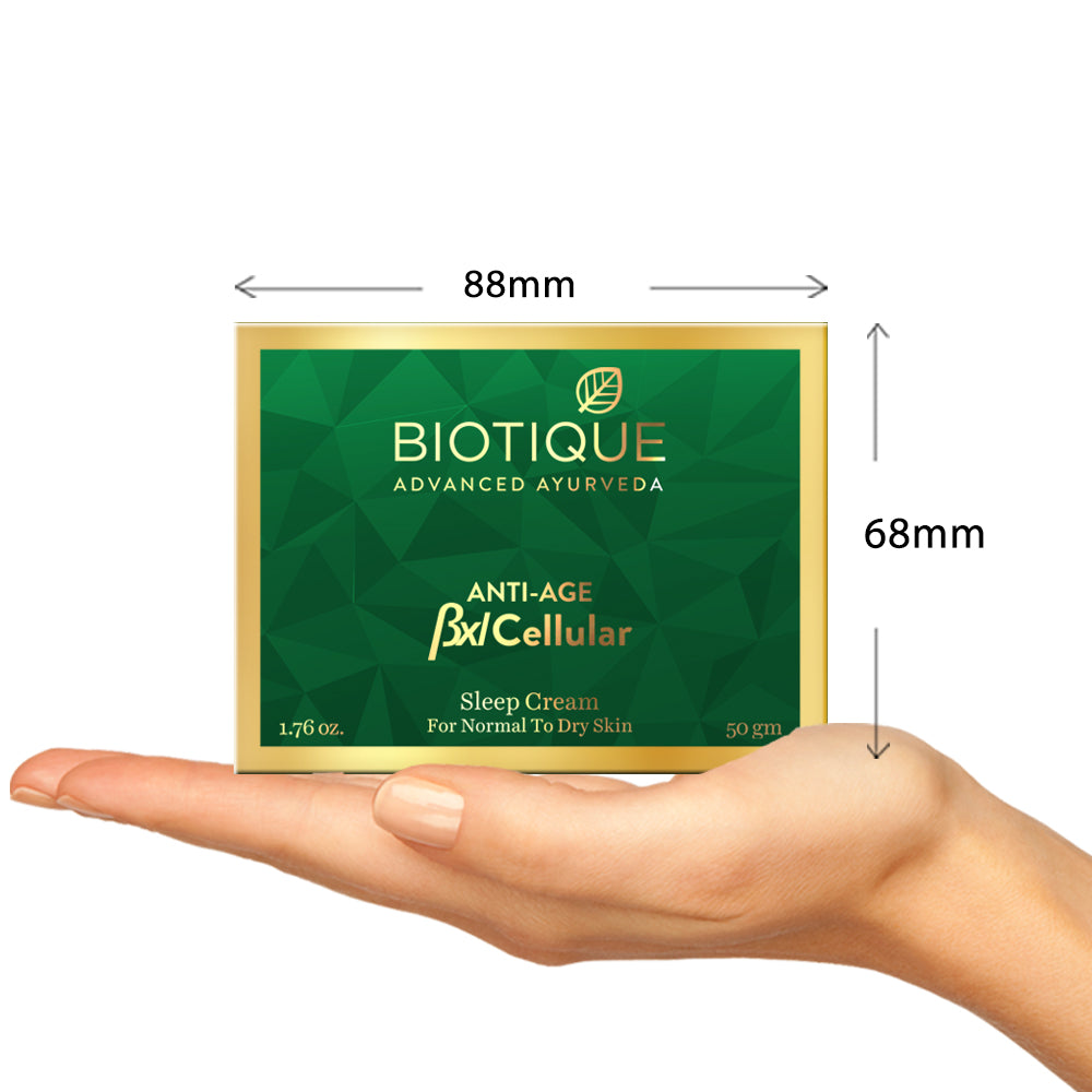 Biotique Anti-Age Bxl Cellular Sleep Cream, 50g - Image 5 - Buy from Indicrest