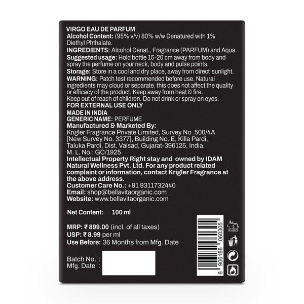 Virgo Perfume - 100ml - Image 9 - Indicrest