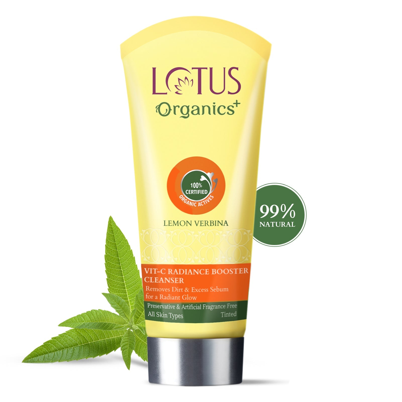 Lotus Herbals Organics+ Vitamin-C Radiance Booster Cleanser, 100g