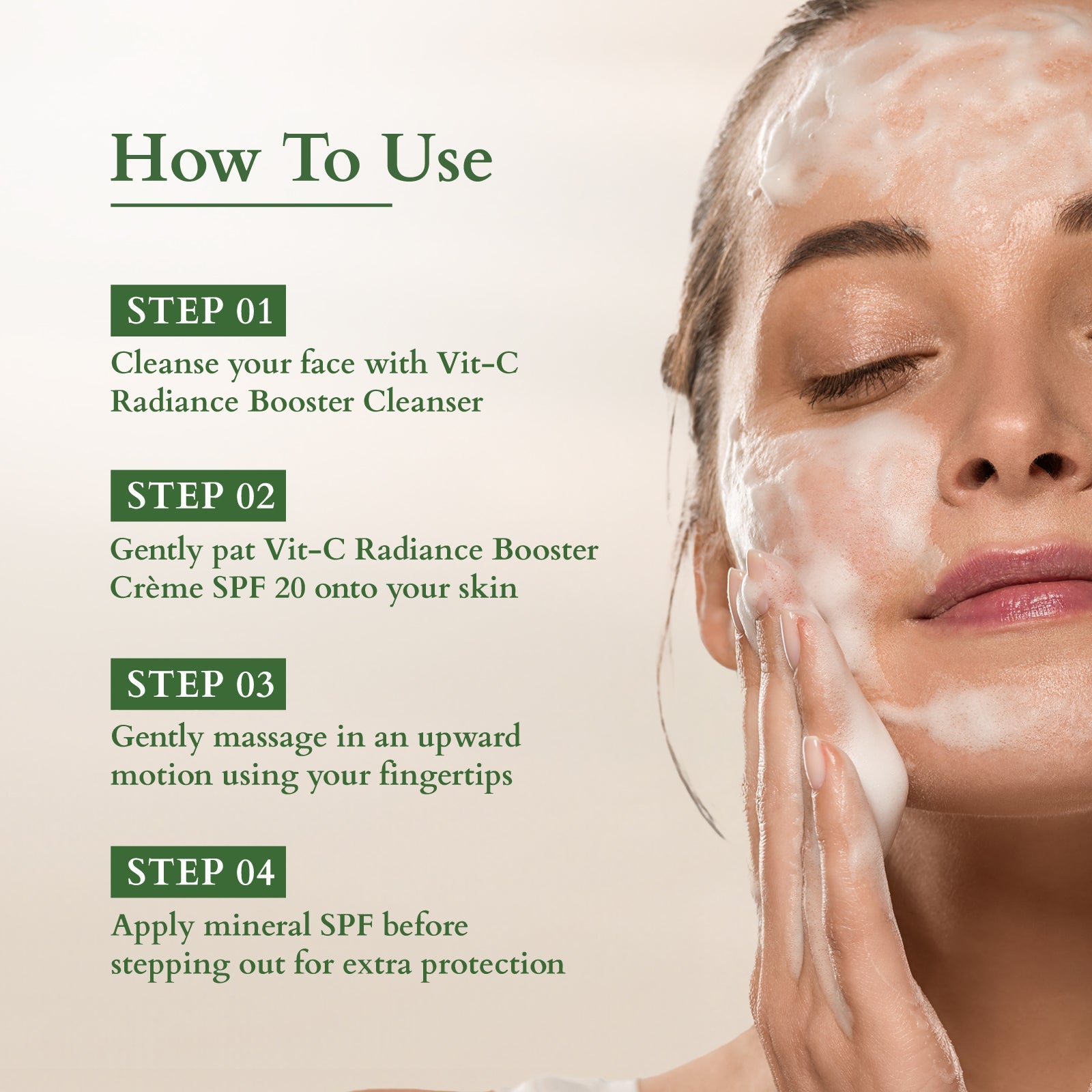 Lotus Herbals Organics+ Vitamin-C Radiance Booster Cleanser, 100g