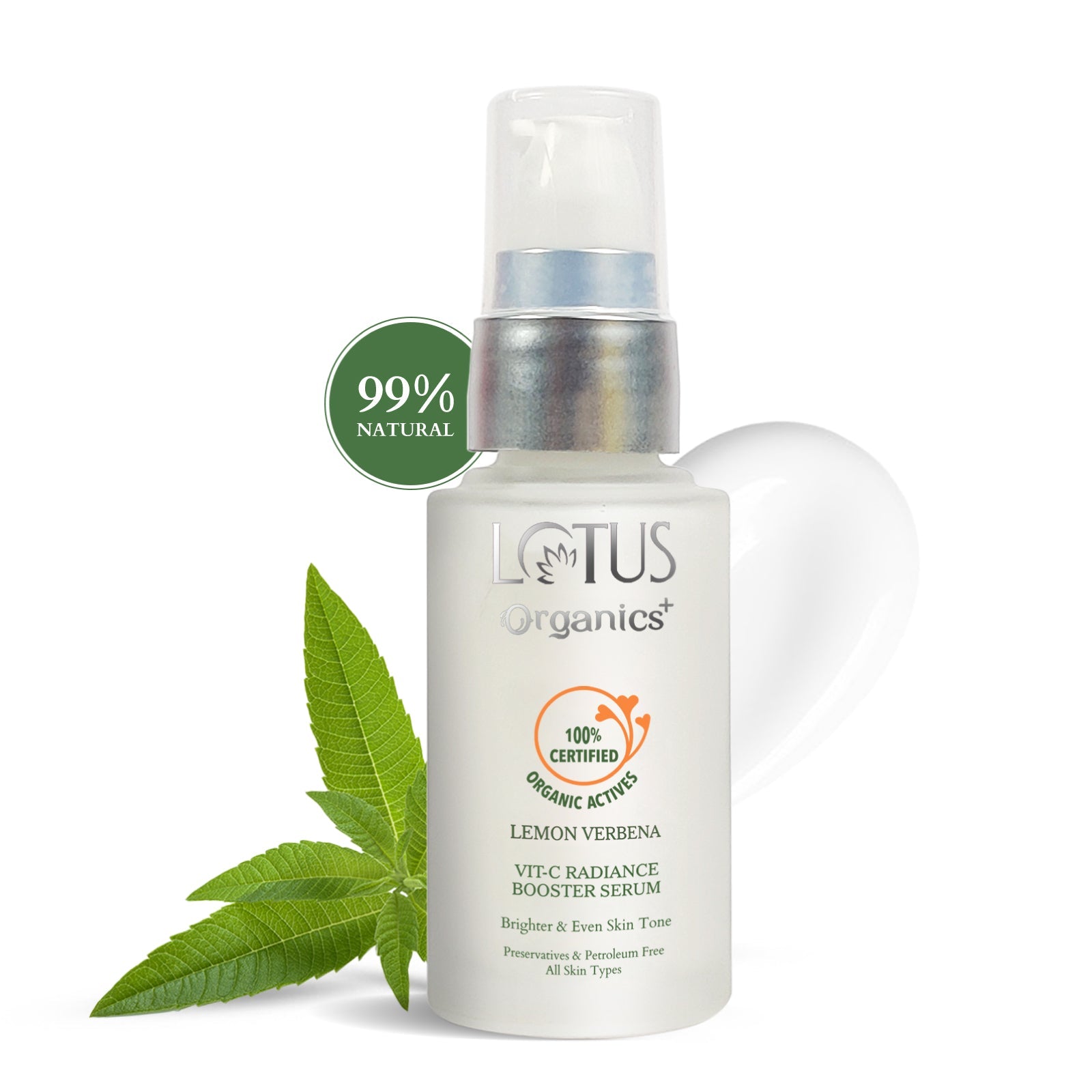 Lotus Herbals Organics+ Vitamin-C Radiance Booster Serum, 30ml
