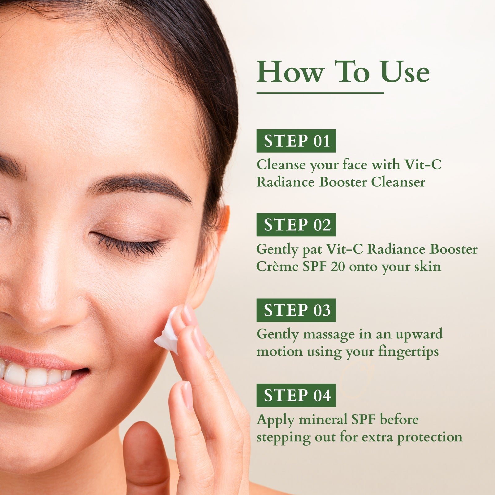 Lotus Herbals Organics+ Vitamin-C Radiance Booster cream, 50g