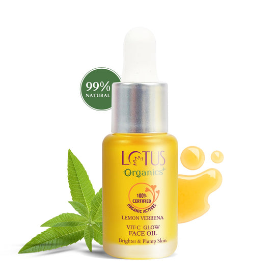 Lotus Herbals Organics+ Vitamin-C Glow Face Oil, 15ml
