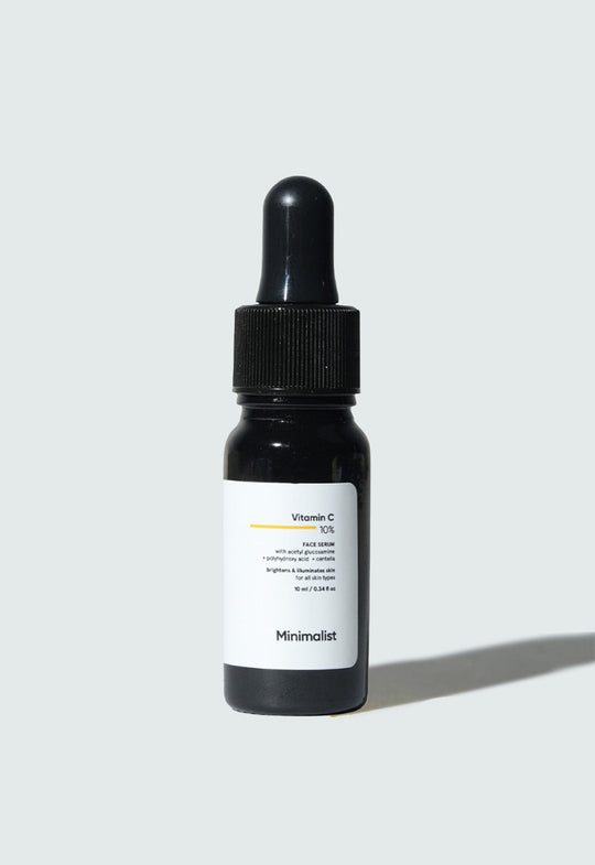 Minimalist Vitamin C 10% Face Serum For Brighter, Glowing &amp; Healthy Looking Skin, 10ml - Buy from Indicrest