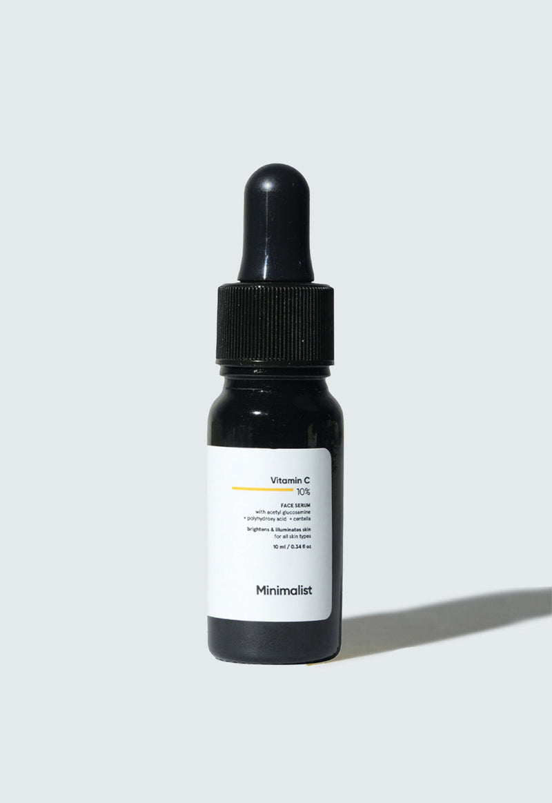 Minimalist Vitamin C 10% Face Serum For Brighter, Glowing &amp; Healthy Looking Skin, 10ml - Buy from Indicrest