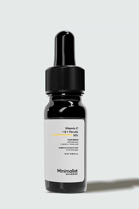 Minimalist Vitamin C + E + Ferulic 16% Face Serum For Brightens &amp; protects skin, 20ml - Image 8 - Buy from Indicrest