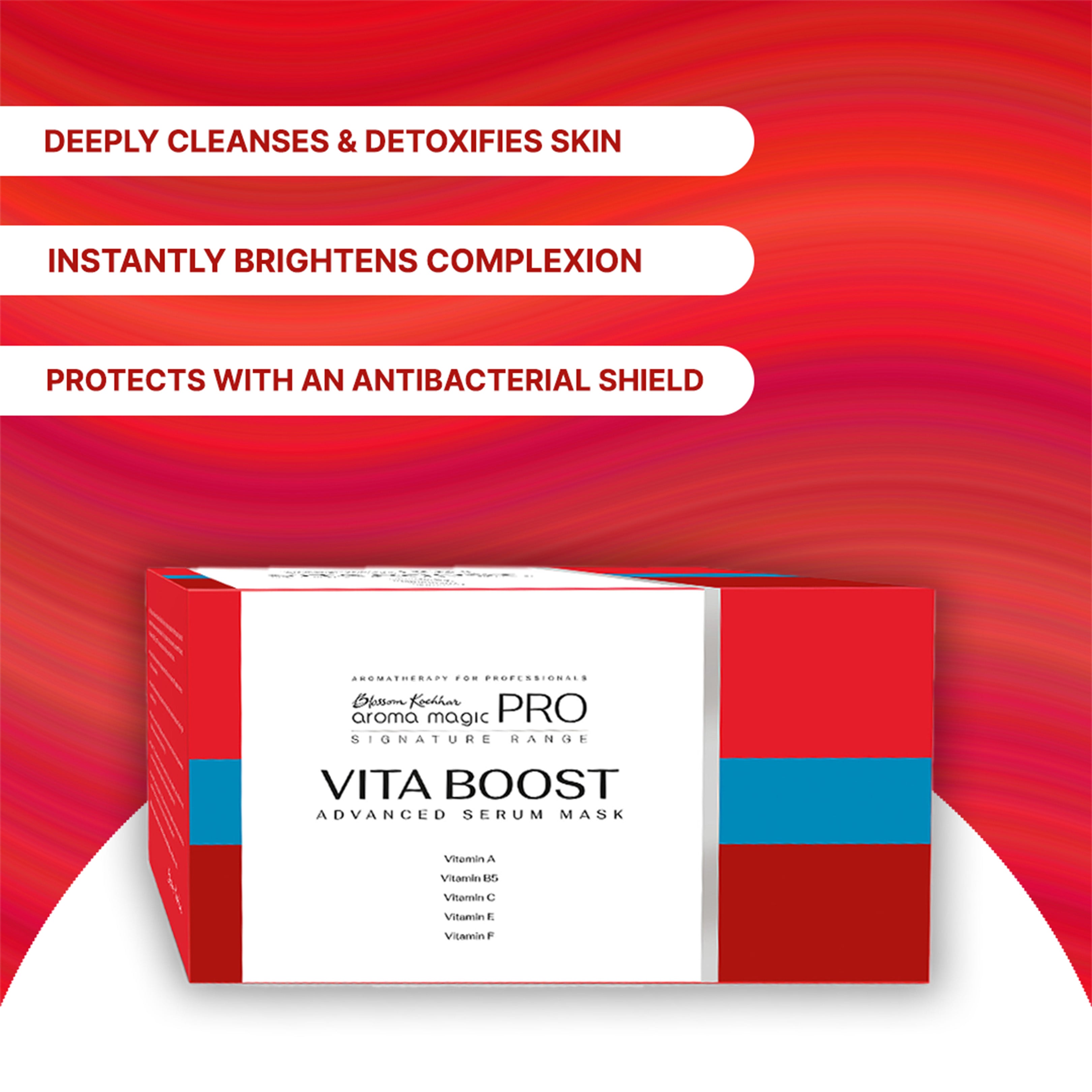 Aroma Magic Vita Boost Advanced Serum Mask – Deep Hydration & Glow, 100g - Image 3 - Buy from Indicrest