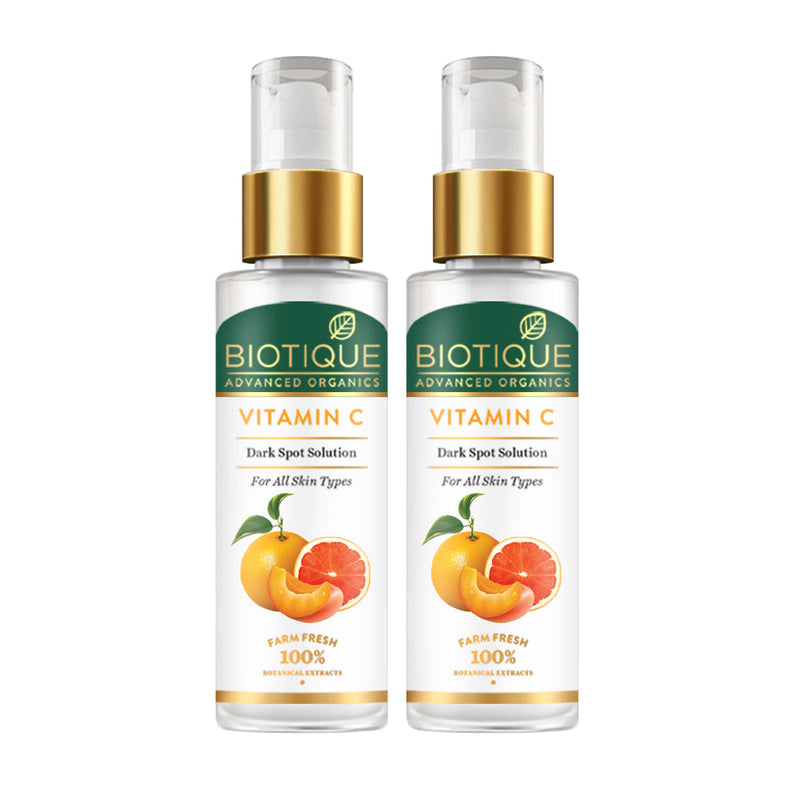 Biotique Vitamin C Dark spot solution, 30ml (Pack of 2) - Buy from Indicrest