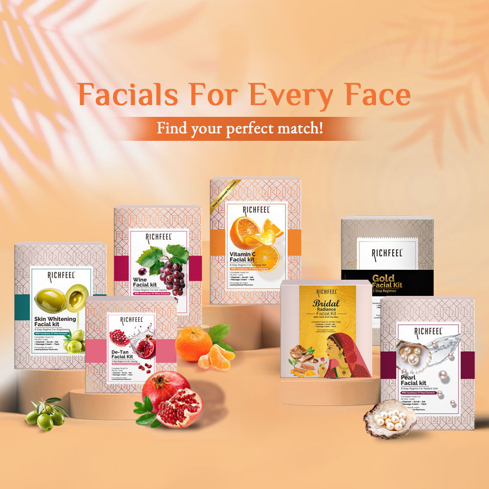 Richfeell Brightening Facial Kit Enriched With Vitamin C 250 gm - Image 7 - Buy from Indicrest