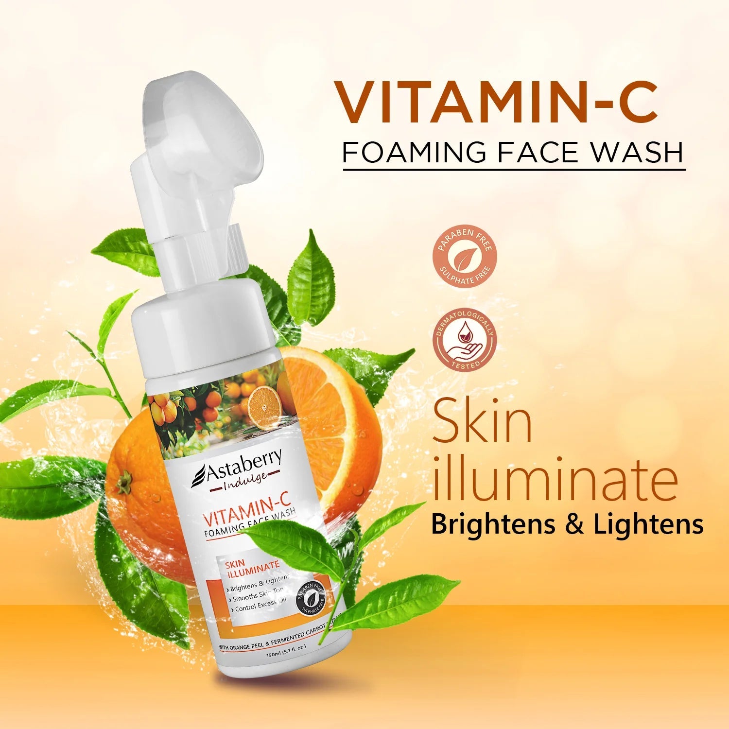 Astaberry Vitamin C Foaming Face Wash | foaming face wash - Image 2 - Buy from Indicrest
