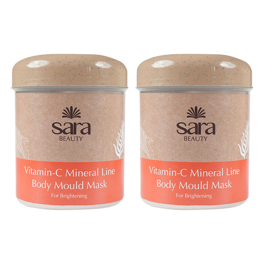 SARA Vit-C Mineral Line Body Mould Mask No -13 (IN JAR) Pack of 2 - Buy from Indicrest