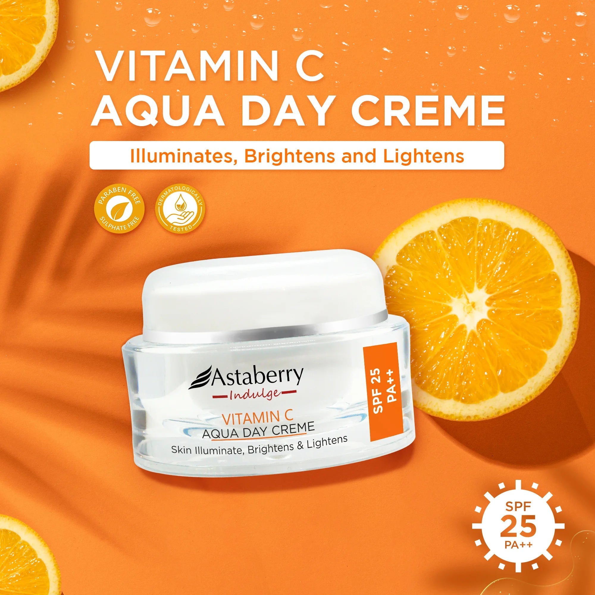 Astaberry Vitamin C Aqua Day Cream SPF 25 for UV Protection - 50 ml - Image 2 - Buy from Indicrest