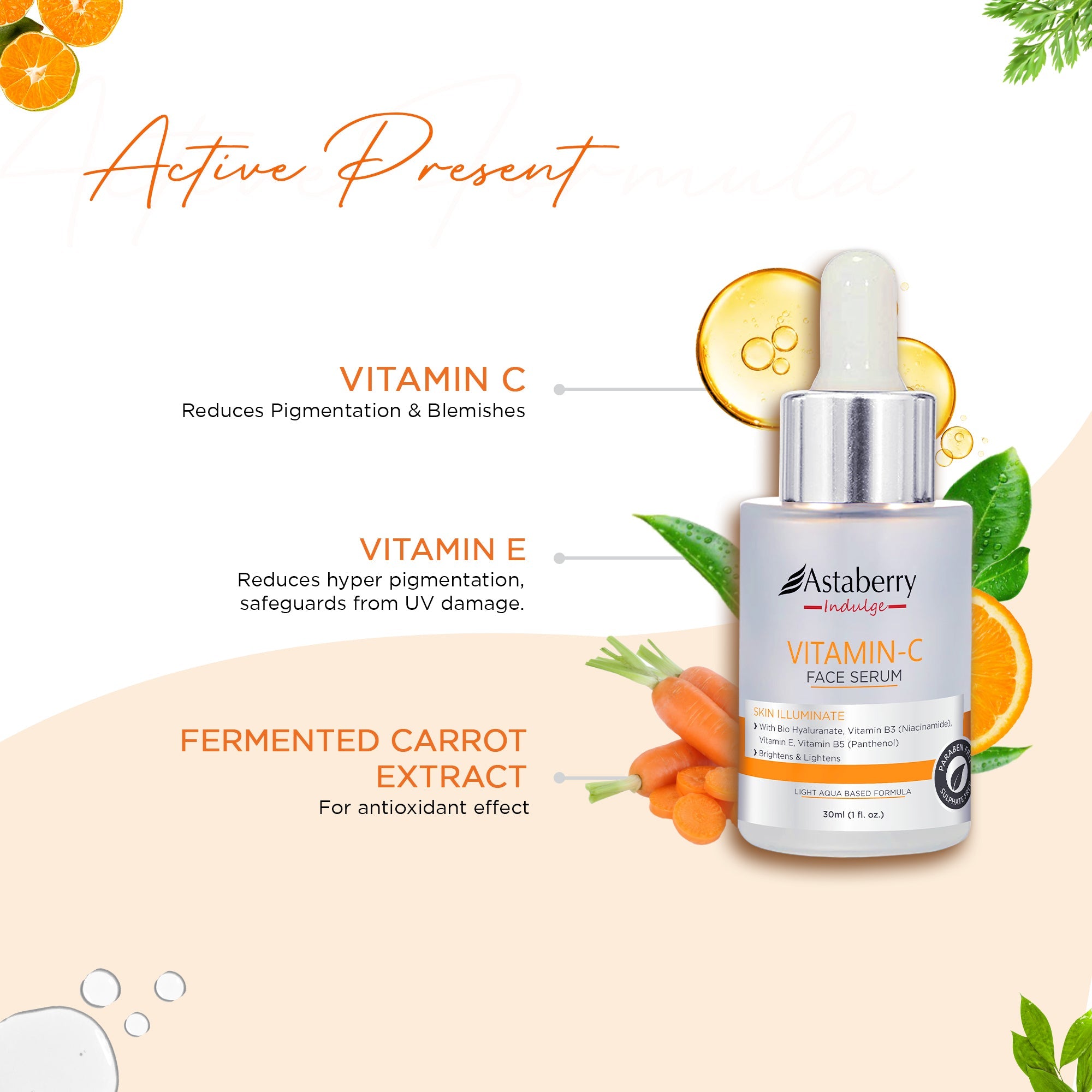 Astaberry Vitamin C Face Serum for Brighten Skin - 30ml - Image 5 - Buy from Indicrest