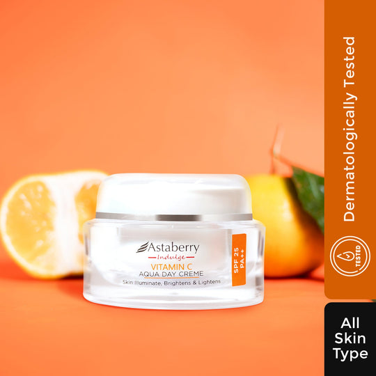 Astaberry Vitamin C Aqua Day Cream SPF 25 for UV Protection - 50 ml - Buy from Indicrest