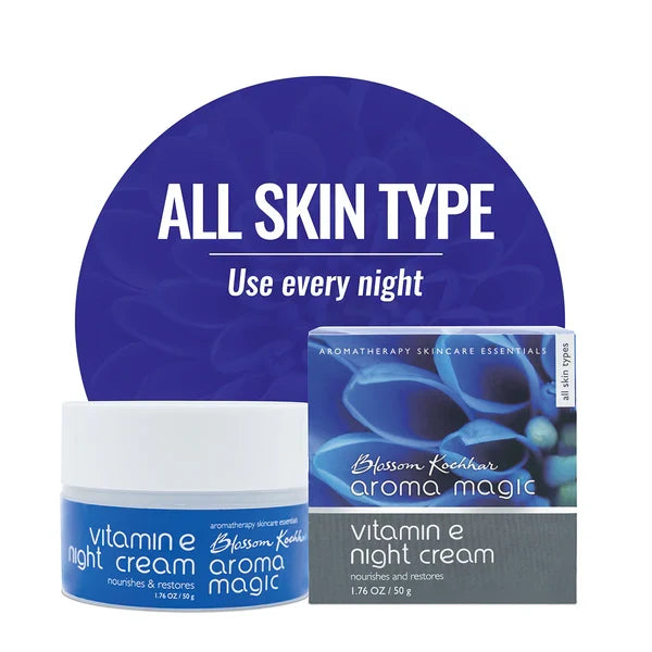 Aroma Magic Vitamin E Nourishing Night Cream Replenishes & Repair Skin, 50g - Buy from Indicrest
