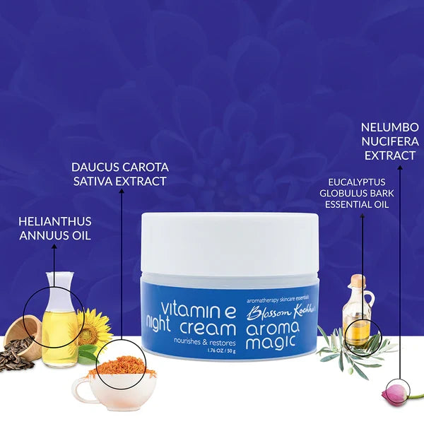 Aroma Magic Vitamin E Nourishing Night Cream Replenishes & Repair Skin, 50g - Image 3 - Buy from Indicrest