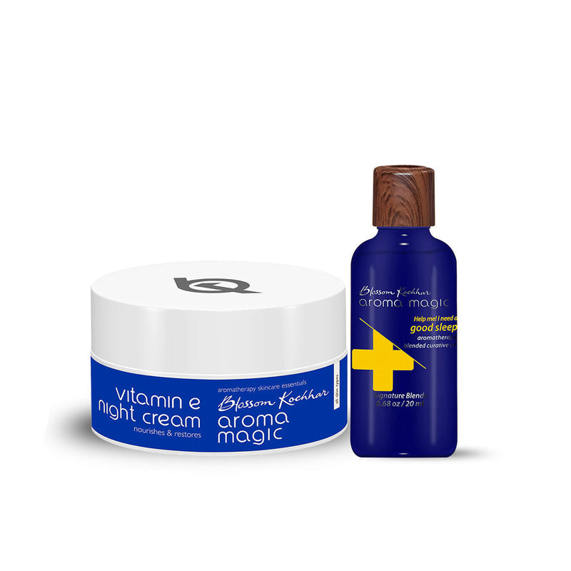 Aroma Magic Vitamin E Night Cream with Curative Oil Combo - Buy from Indicrest