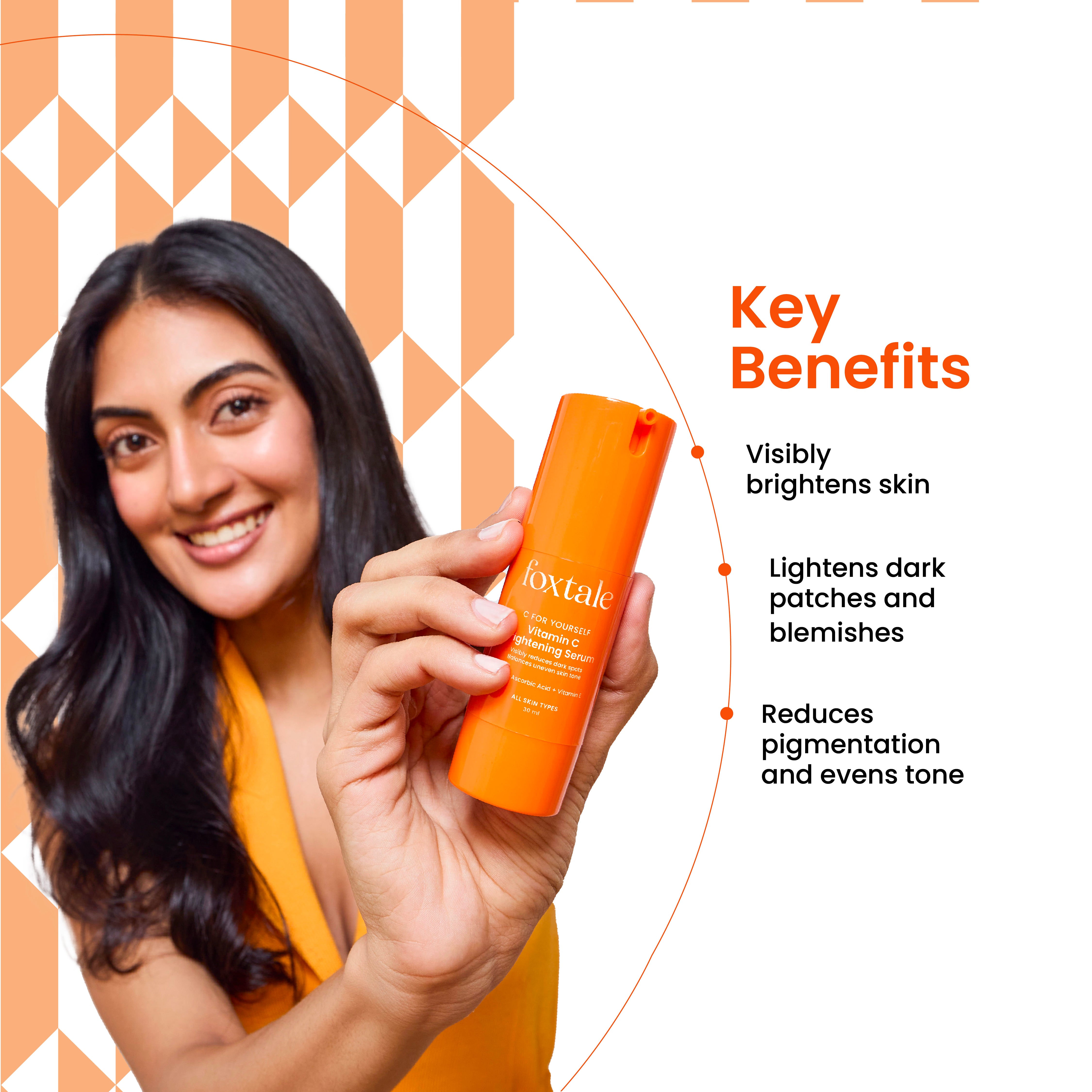 Foxtale Vitamin C Serum 5 days to brighter skin, 33 days to blemish-free skin | 30 ml - Image 9 - Buy from Indicrest