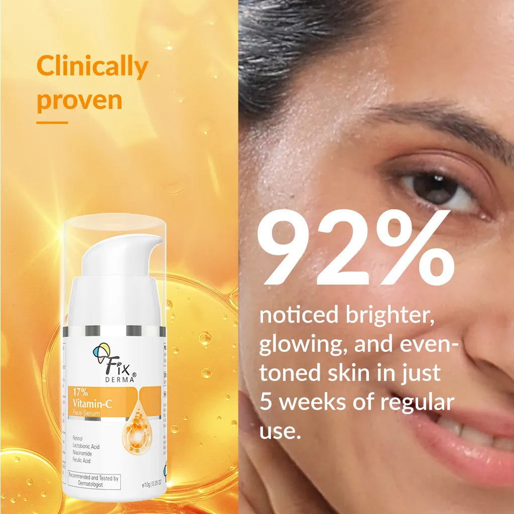 Fixderma Vitamin-C 17% Face Serum, 10g - Image 5 - Buy from Indicrest