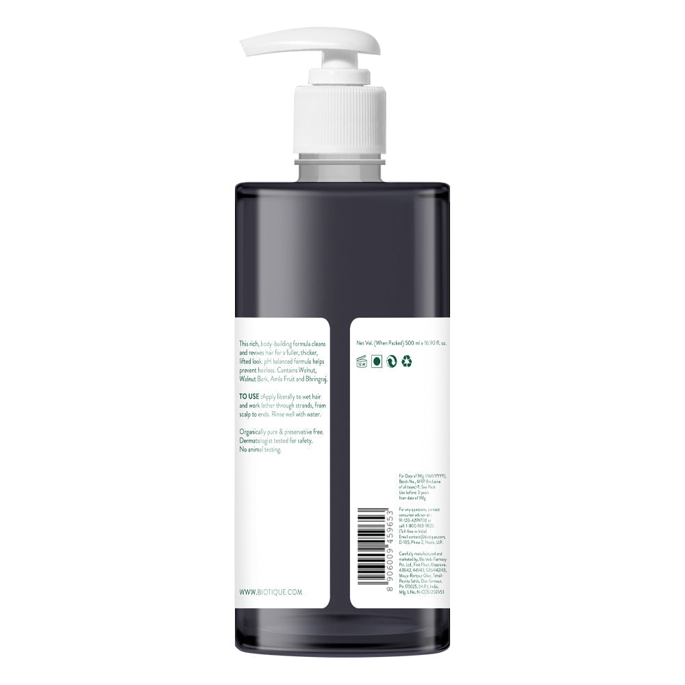 Biotique Walnut Volume & Bounce Shampoo and Conditioner, 120ml - Image 5 - Buy from Indicrest