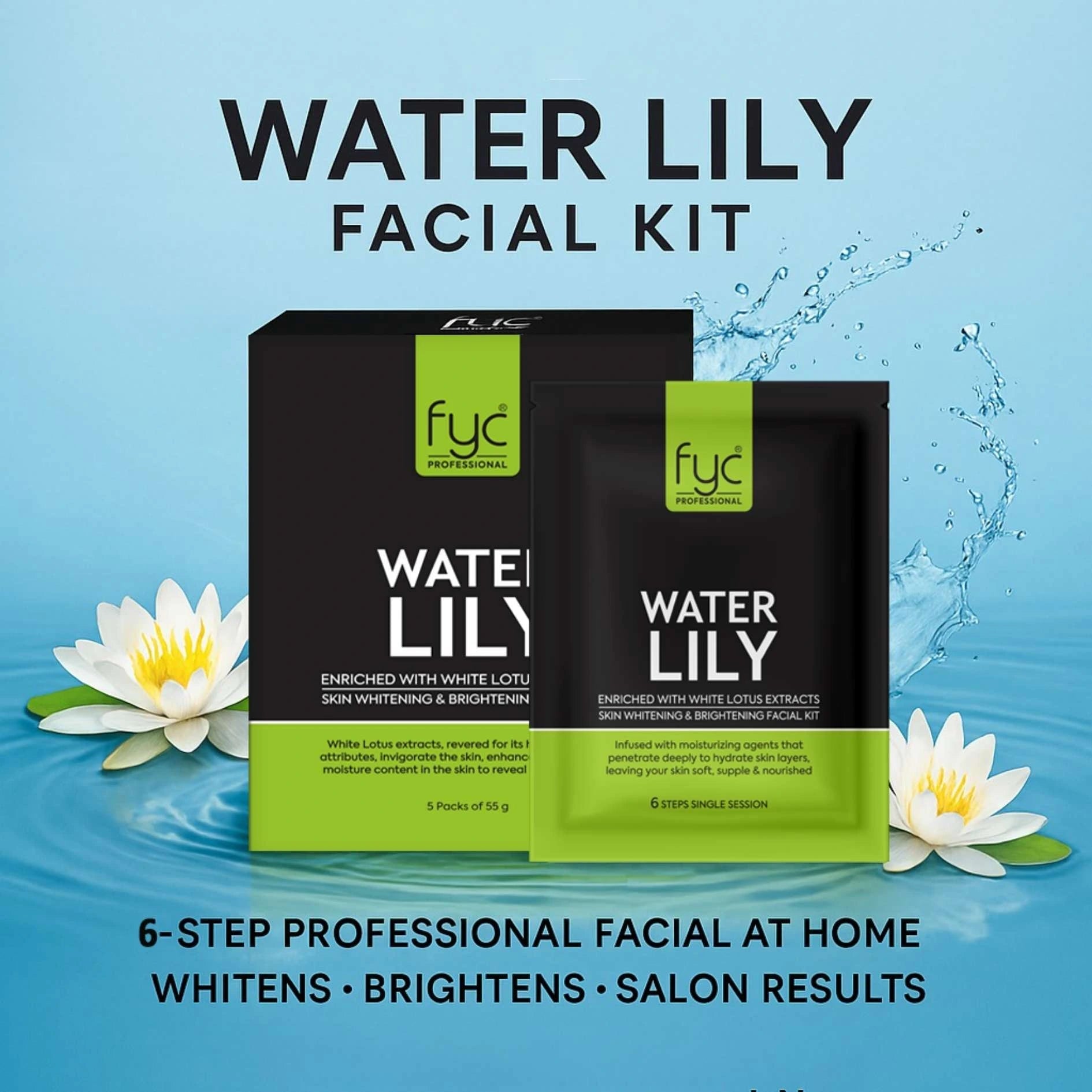 fyc-professional-water-lily-6-steps-facial-kit - Image 2 - Buy from Indicrest