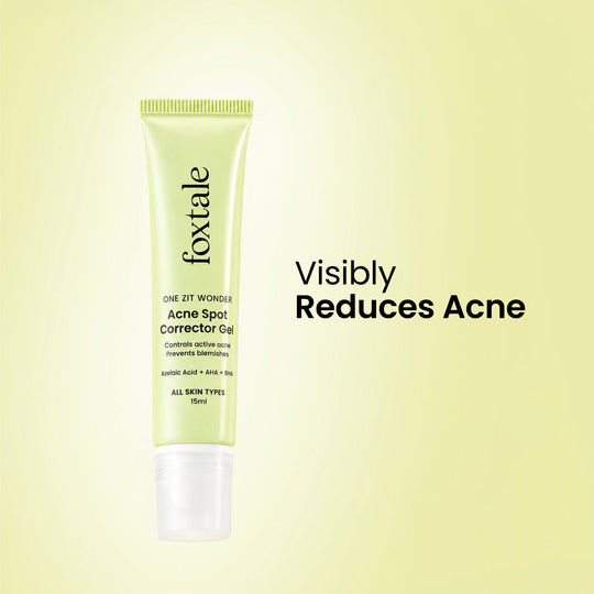 Foxtale Acne Spot Corrector with Salicylic Acid Shrinks and treats active acne in 12 hours | 15ml - Buy from Indicrest