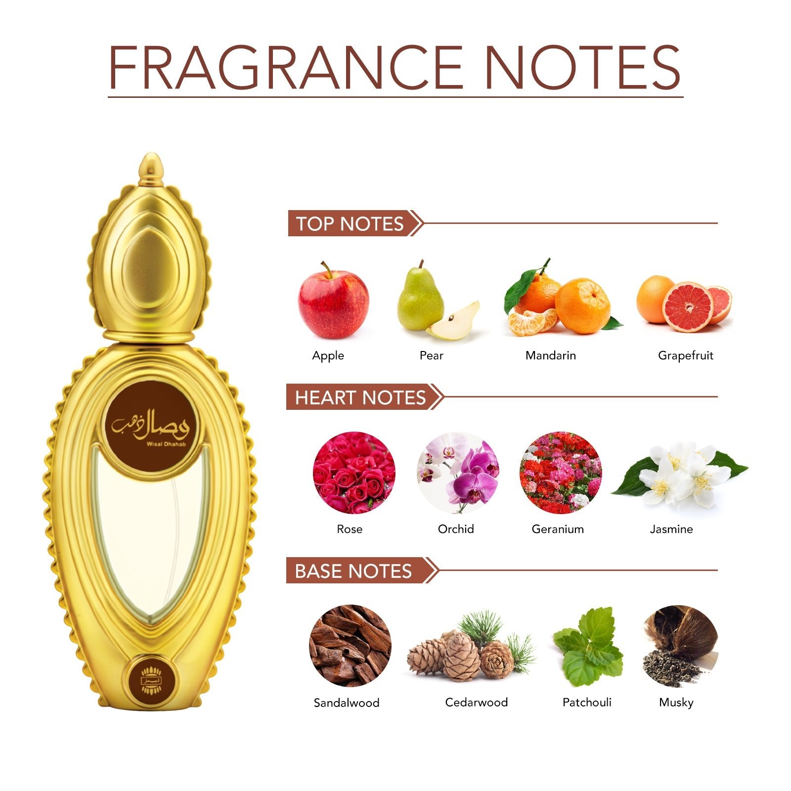 WISAL DHAHAB Perfume 50ML for Men - Image 2 - Buy from Indicrest