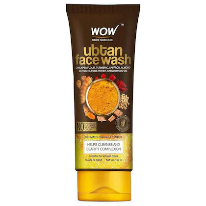 WOW Ubtan Face Wash 100 ml front view

 Buy at Indicrest