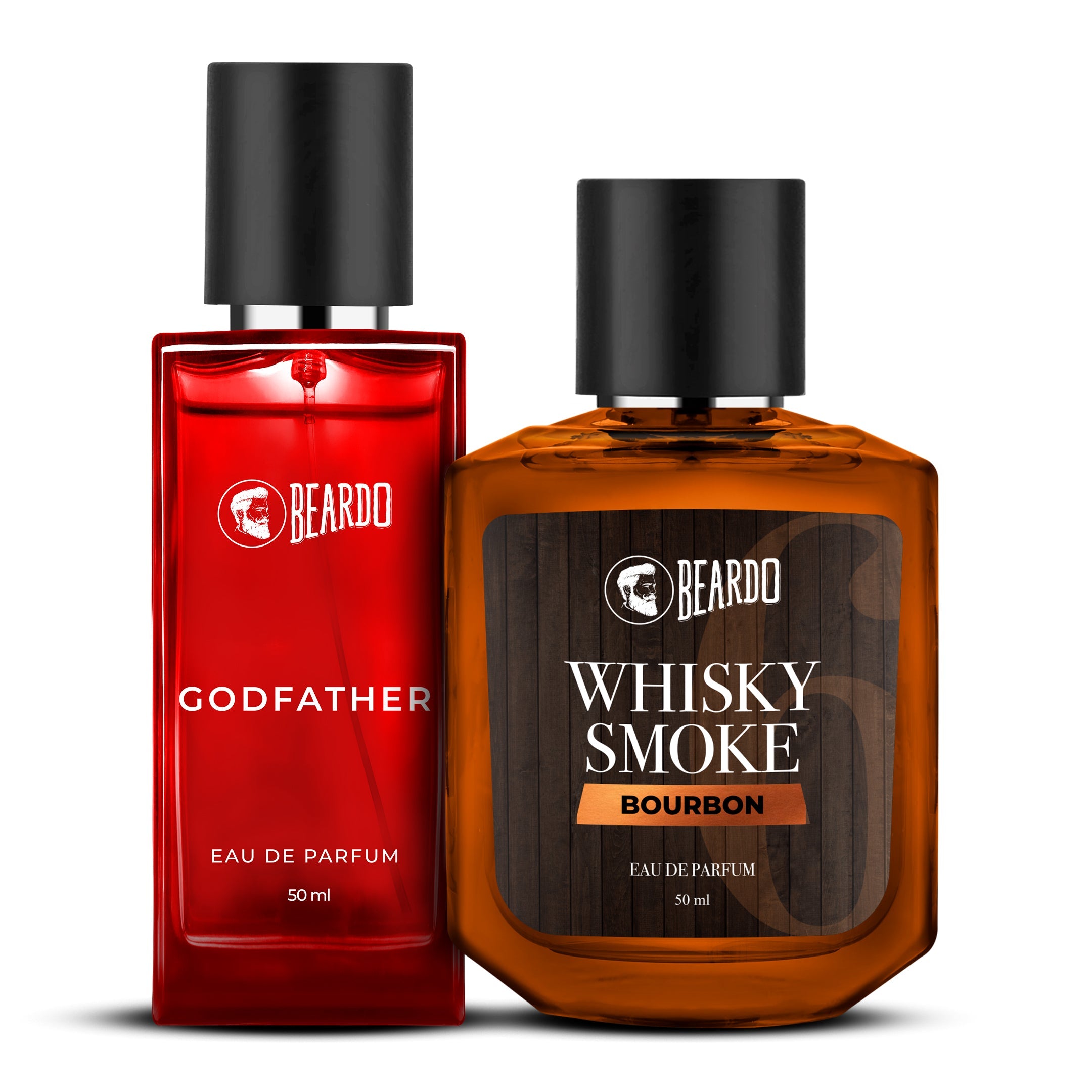 Beardo WS Bourbon 50ml & Godfather Perfume EDP 50ml Combo - Buy from Indicrest