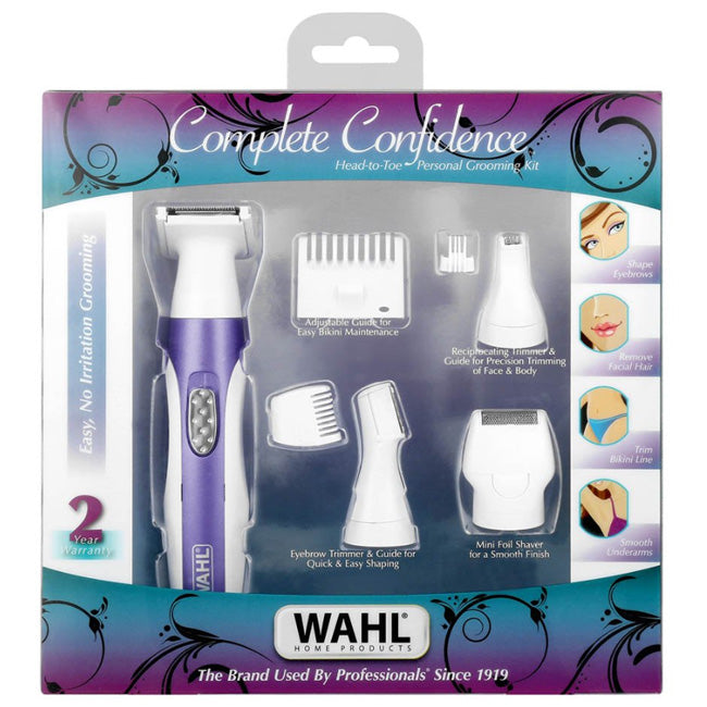 Wahl Complete Confidence Ladies 10 Piece Head-To-Toe Grooming Kit