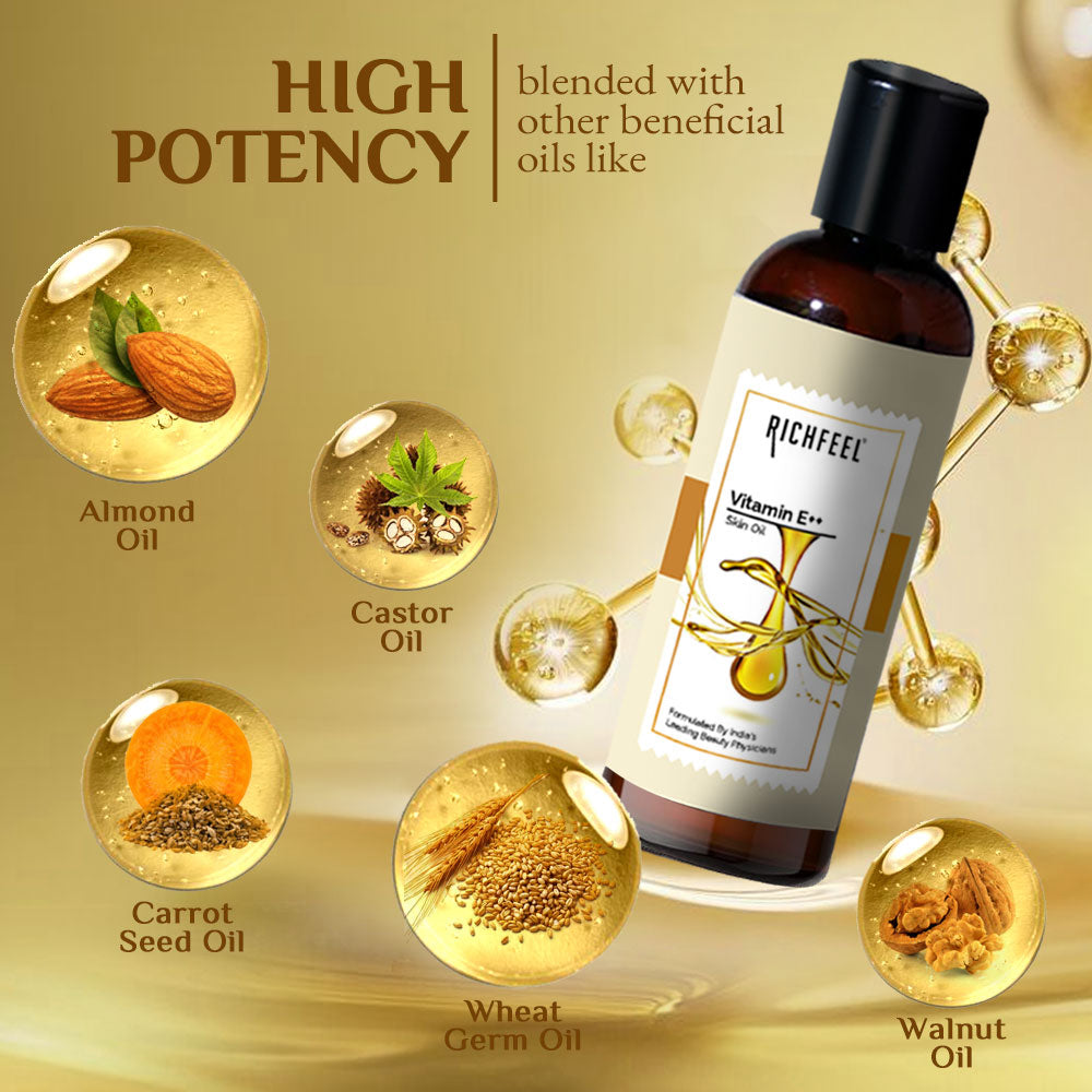 Richfeell Vitamin E Skin Oil 80 ml - Image 3 - Buy from Indicrest