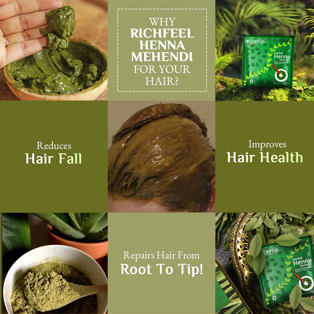 Richfeell Henna Mehendi 100 G Pack of 4 - Image 4 - Buy from Indicrest
