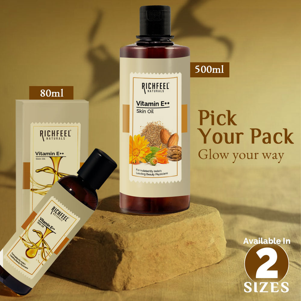 Richfeell Vitamin E Skin Oil 80 ml (Pack of 2) - Image 7 - Buy from Indicrest