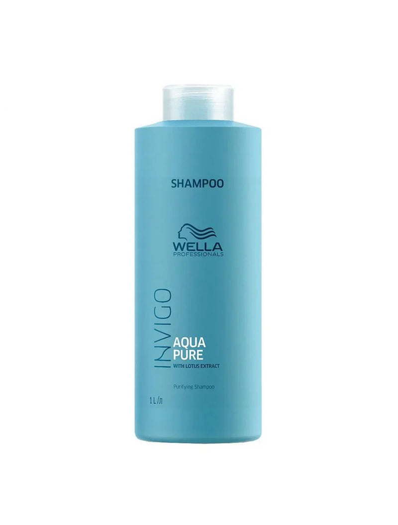 Wella Professionals Invigo Aqua Pure Purifying Shampoo,, 1000ml - Indicrest Buy at Indicrest