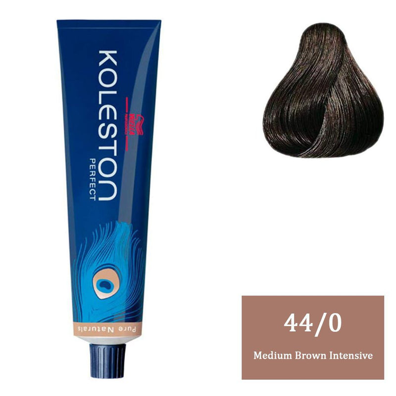 Wella Professionals Koleston Perfect Pure Naturals, 44/0 - Meduim Brown Intensive - Indicrest Buy at Indicrest